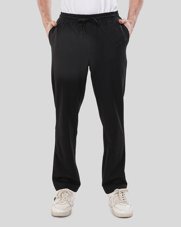 Men Navy Blue Solid Regular Fit Jogger