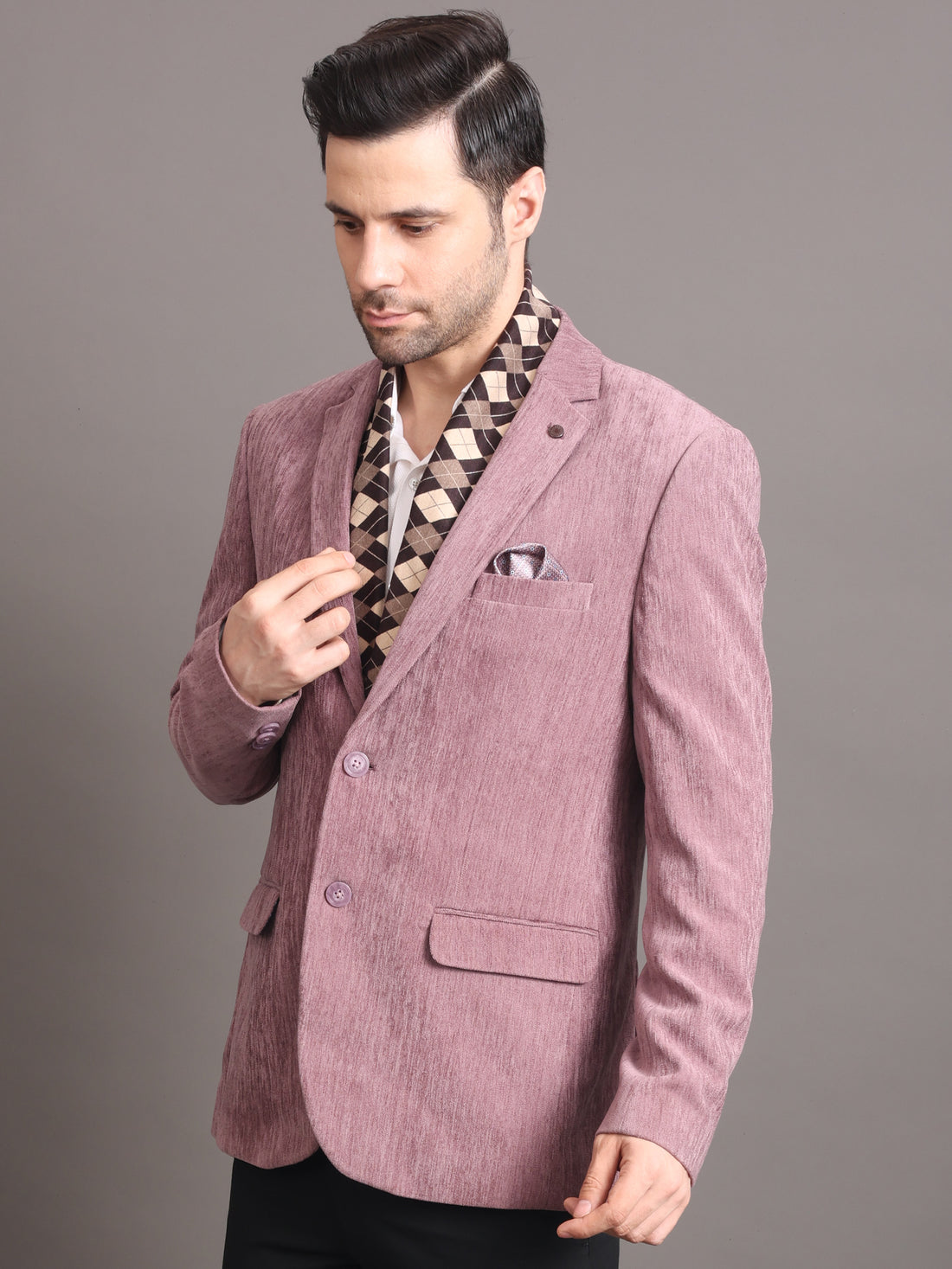 MEN'S TWEED PINK BLAZER
