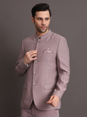 Men's Lavender 2 Piece Jodhpuri Suit